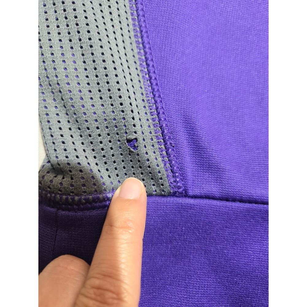 Nike Therma-FIT Purple and Gray Large Swoosh Pullover Hoodie Size Large Athletic - Picture 2 of 13